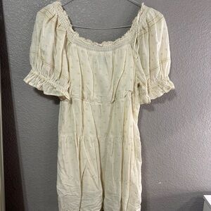 Old Navy Cream Mini Dress
